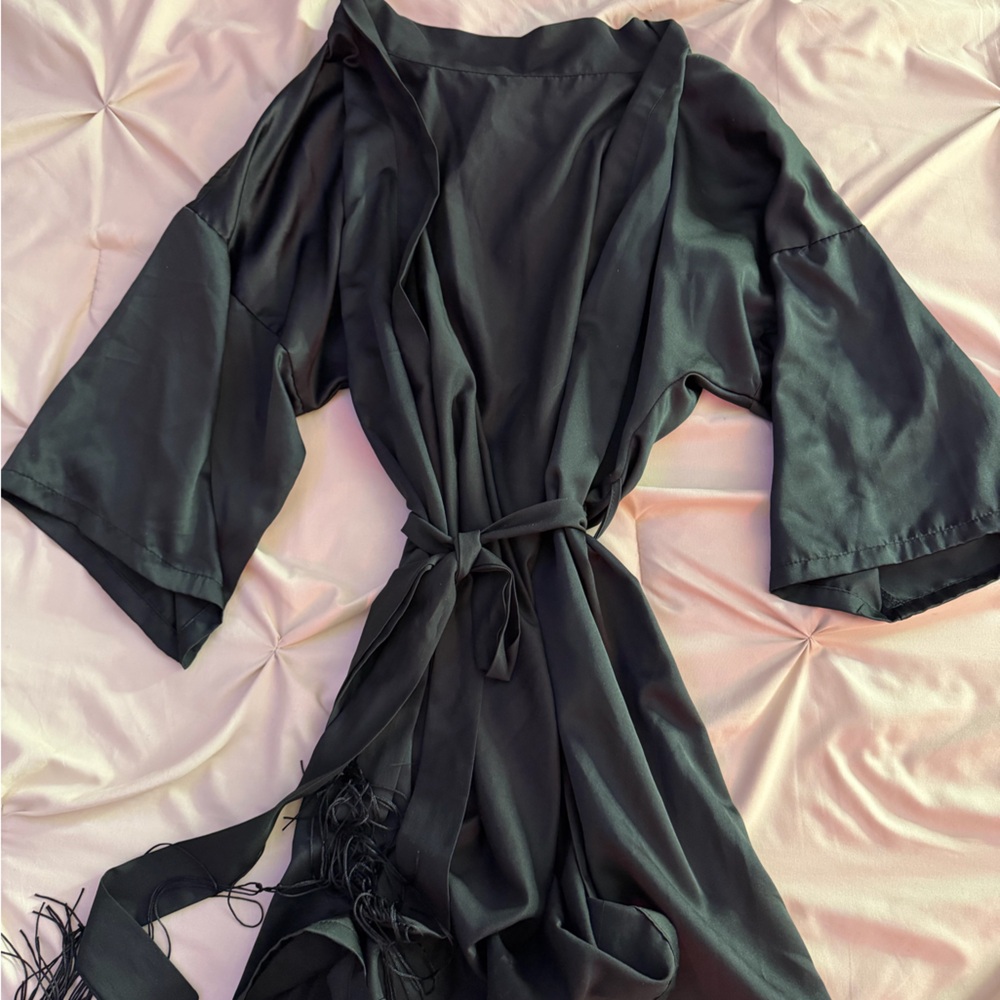 Elegant Black Women's Robe